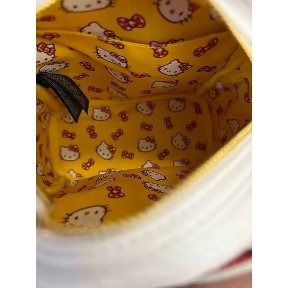 Loungefly Sanrio Hello Kitty Gingham Cosplay Mini Backpack Plush Red Checkered
